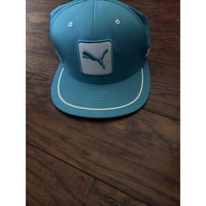 Cobra Rickie Fowler Bio Cell One Ten Tiffany Blue Snap Back Hat Old School EUC